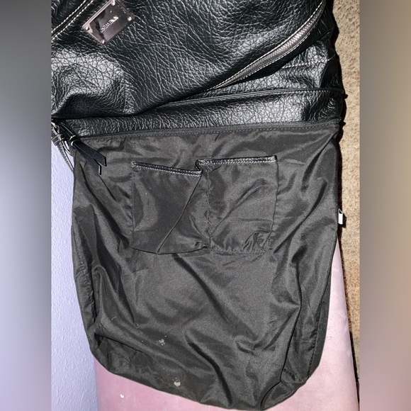 SOLD NINE WEST BLACK LEATHER HANDBAG PRELOVED - Picture 3 of 6